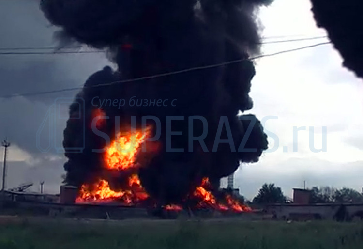 Взрыв на нефтезаводе в Азербайджане